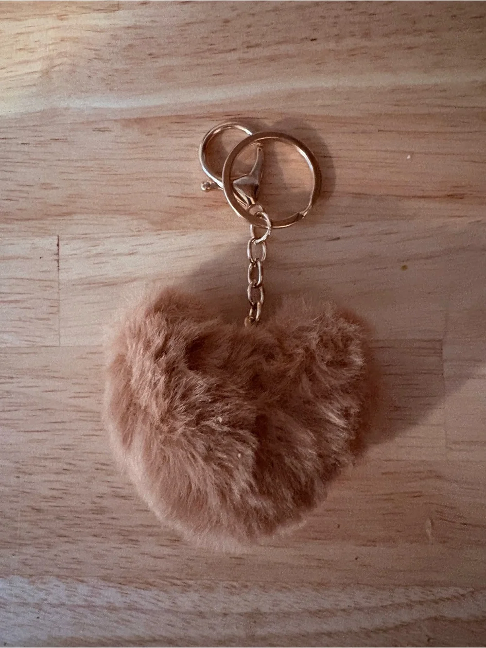 Heart bag charm